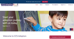 Desktop Screenshot of ccsadoption.org